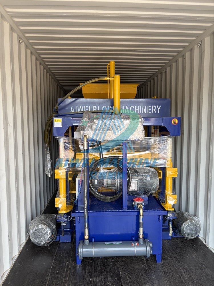 QT4-15 Block Making Machine Dispatched to African Customer
