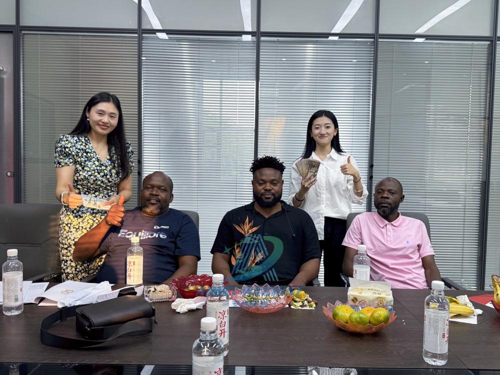 Congolese Client Visits AIWEI Factory and Places On-Site Order